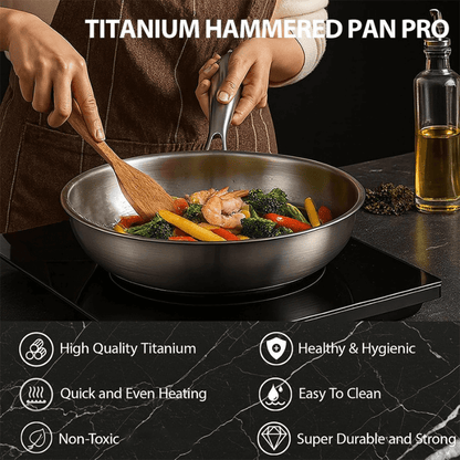 PureSpaces™️  Titanium Hammered Pan